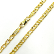 14K Solid Gold Curb Chain